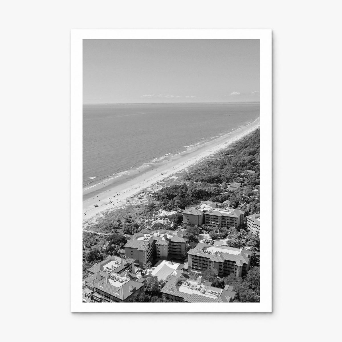 Hilton Head Island Photo Poster, print only (unframed), white border