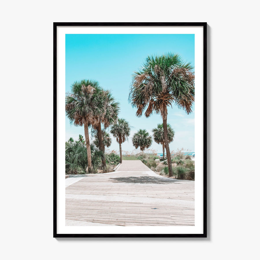 Hilton Head Island Photo Poster, framed poster mockup, white border