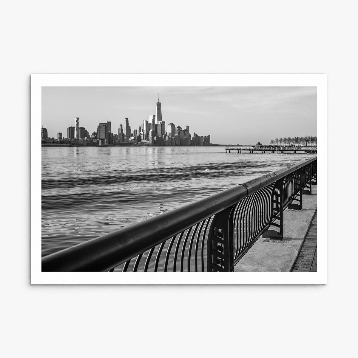 Hoboken Photo Poster, print only (unframed), white border