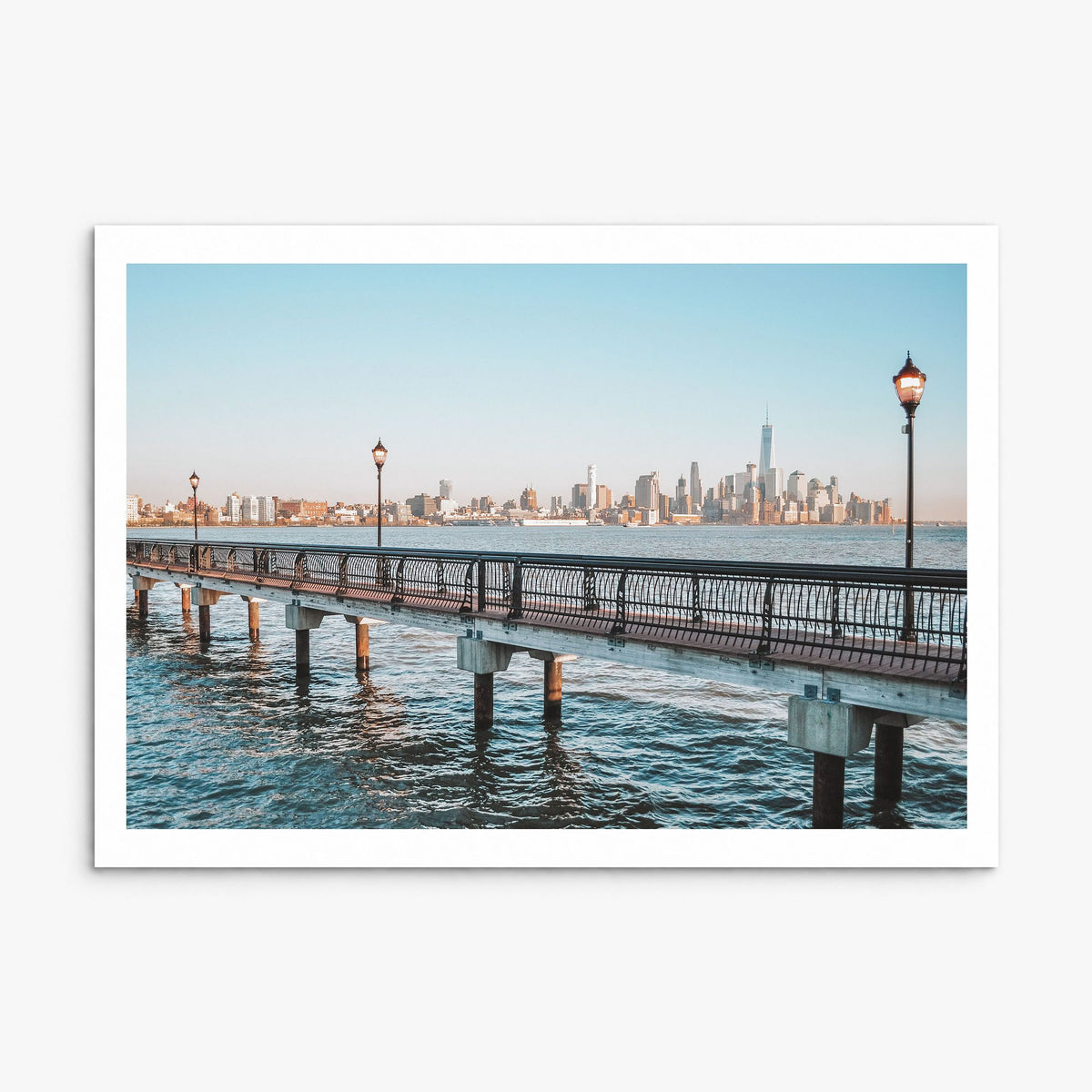 Hoboken Photo Poster, print only (unframed), white border