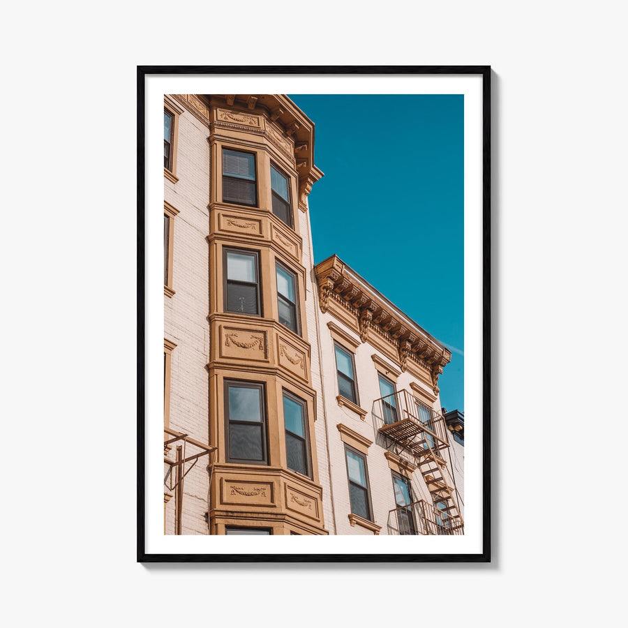 Hoboken no. 2 colorful photo poster of New Jersey, USA – vertical wall art, unframed print shown in interior mockup