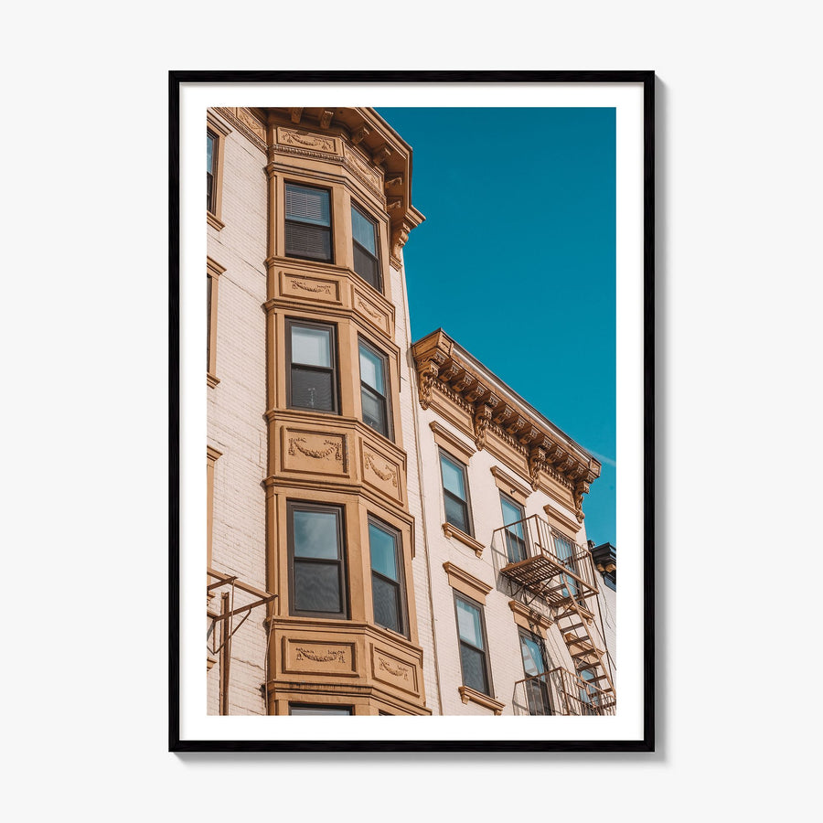 Hoboken Photo No 2 Poster, framed poster mockup, white border
