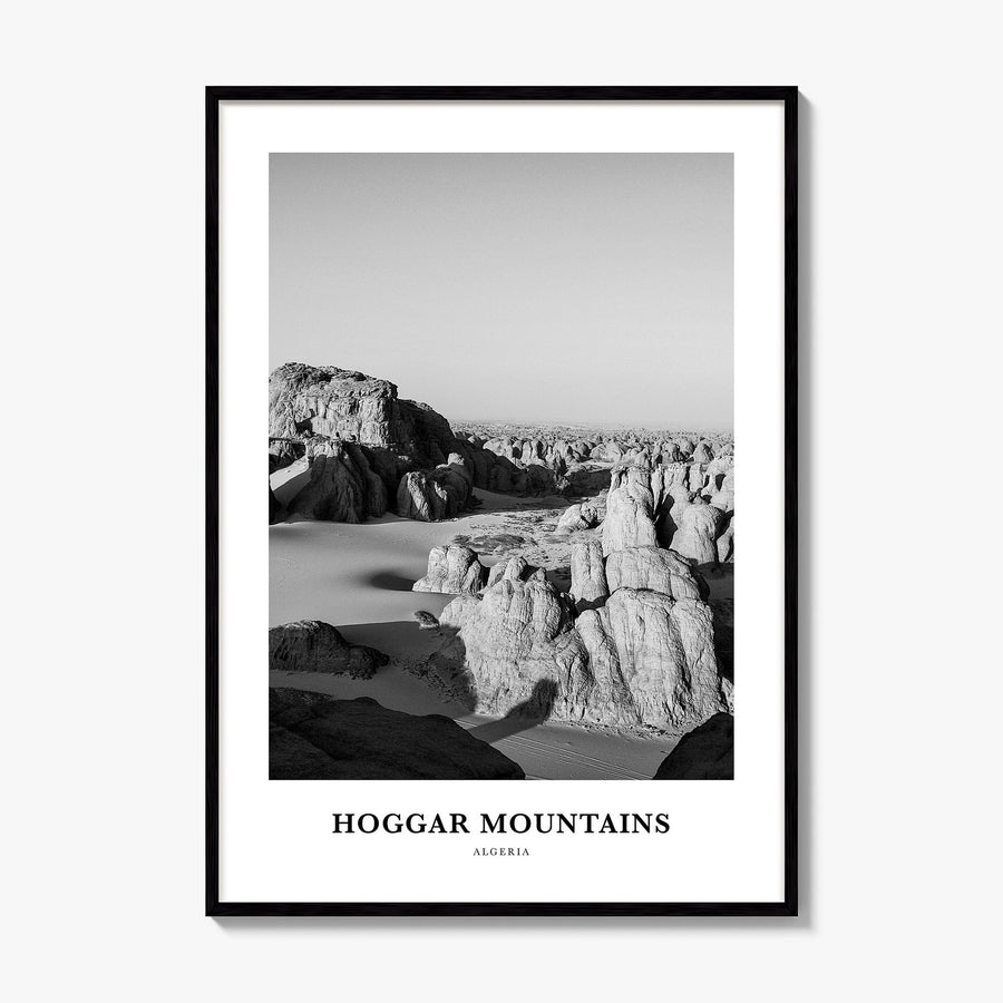 Hoggar Mountains Classic Poster, framed poster mockup