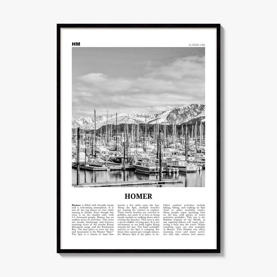 Homer Newspaper Poster, framed poster mockup