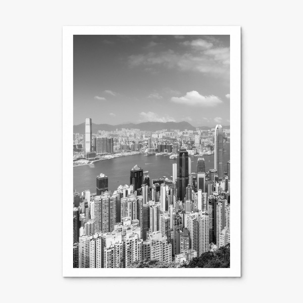 Hong Kong Photo No 1 Poster, print only (unframed), white border