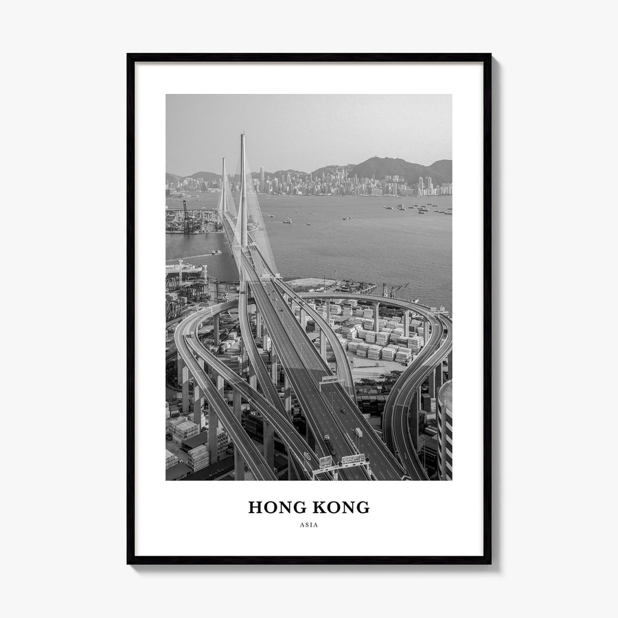 Hong Kong Classic No 1 Poster, framed poster mockup
