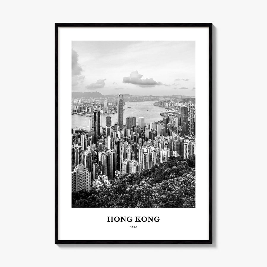 Hong Kong Classic No 2 Poster, framed poster mockup