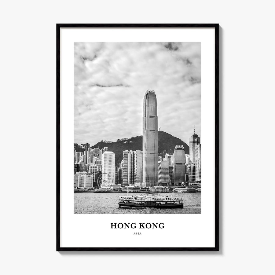 Hong Kong Classic No 3 Poster, framed poster mockup