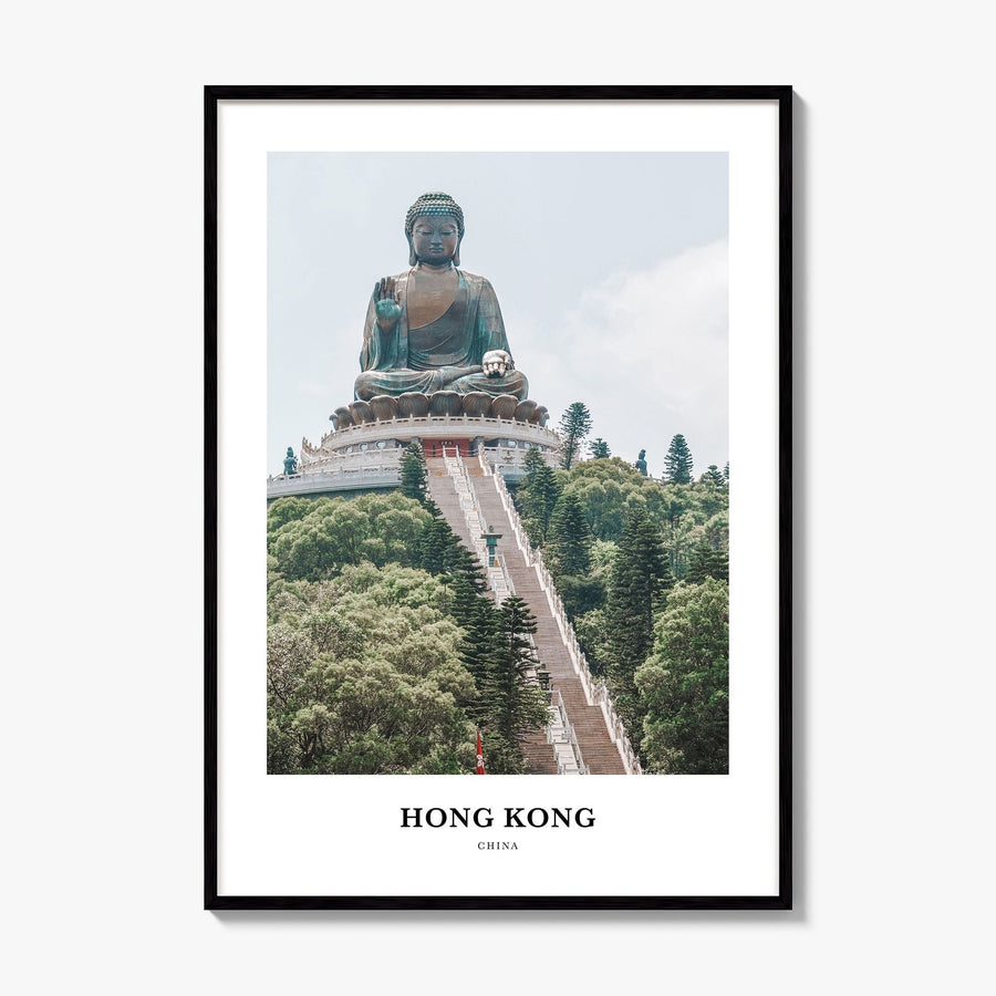 Hong Kong Classic Poster, framed poster mockup