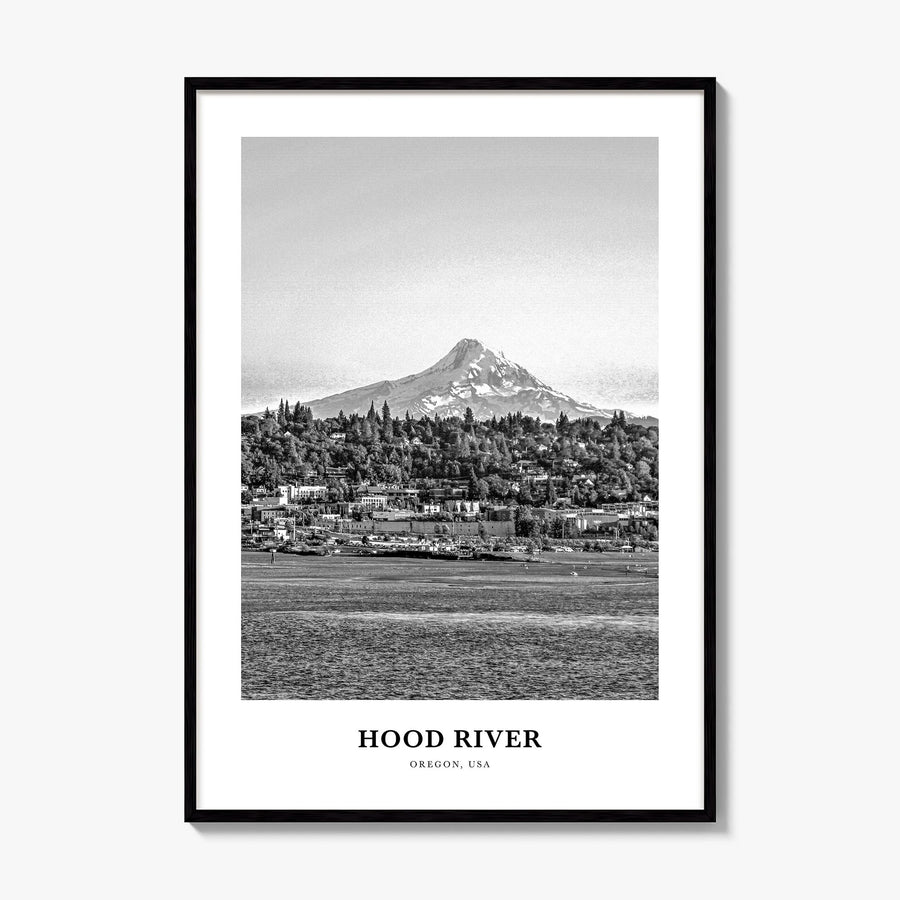 Hood River Classic Poster, framed poster mockup
