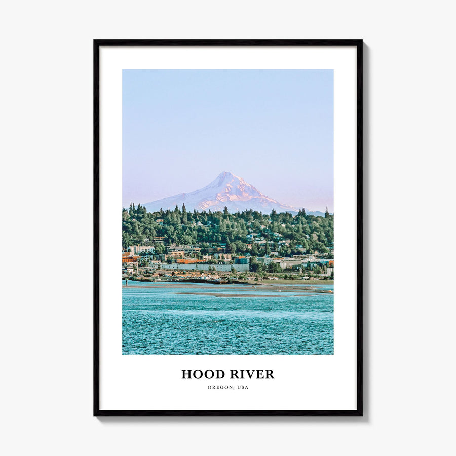 Hood River Classic Poster, framed poster mockup