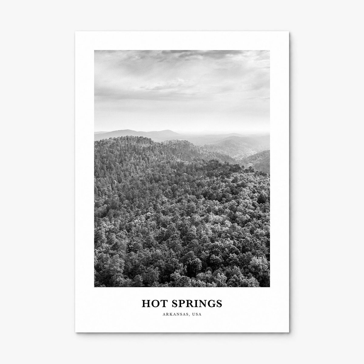 Hot Springs Classic Poster, print only (unframed)
