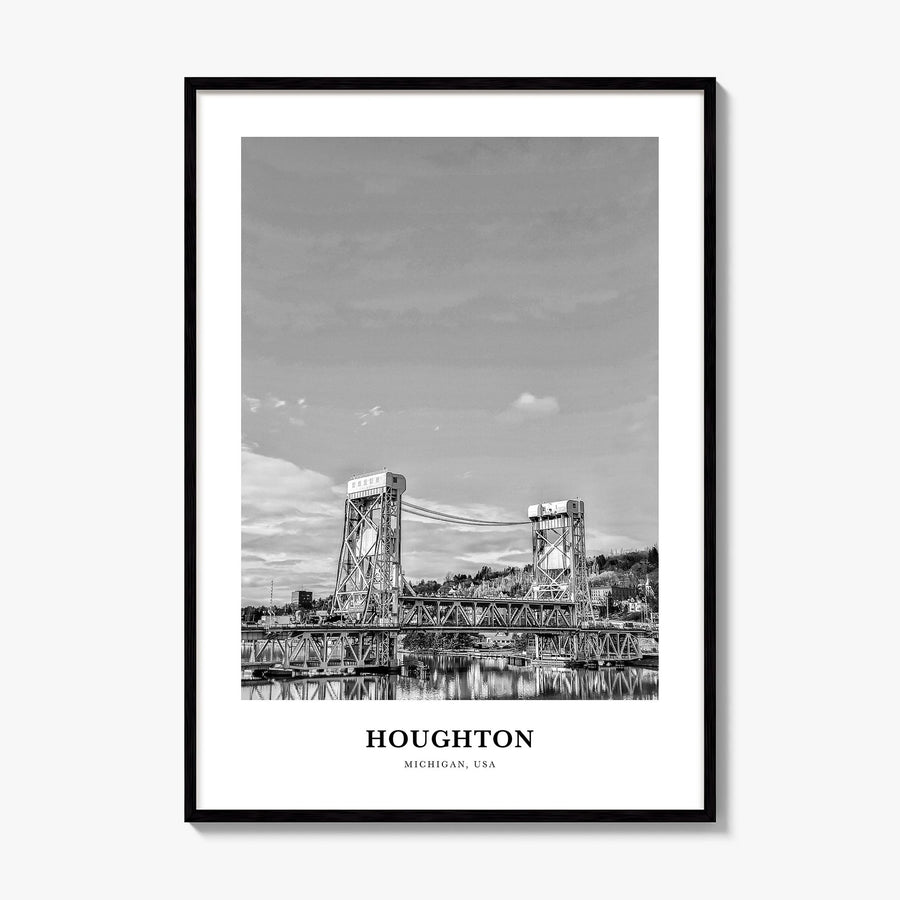 Houghton Classic Poster, framed poster mockup