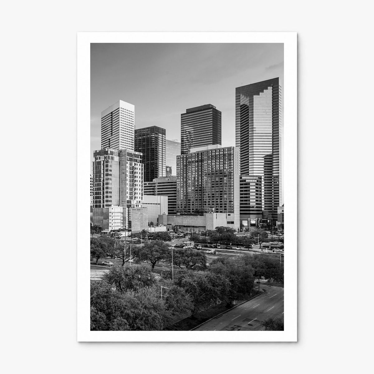 Houston Photo No 1 Poster, print only (unframed), white border