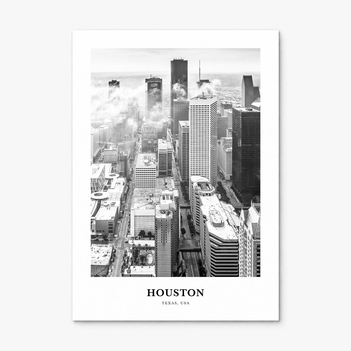 Houston Classic No 1 Poster, print only (unframed)