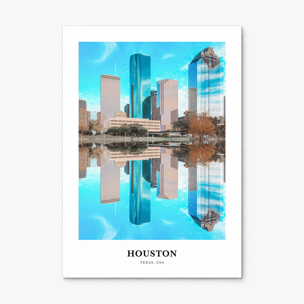 Houston Classic No 2 Poster, print only (unframed)