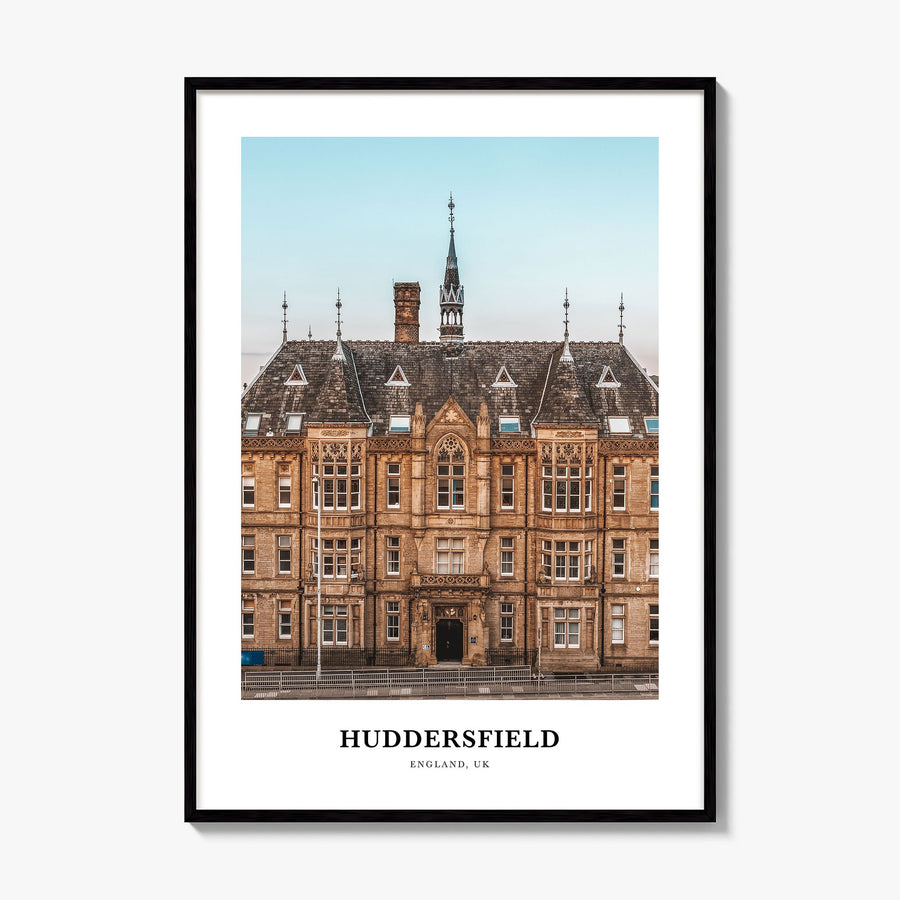 Huddersfield Classic Poster, framed poster mockup