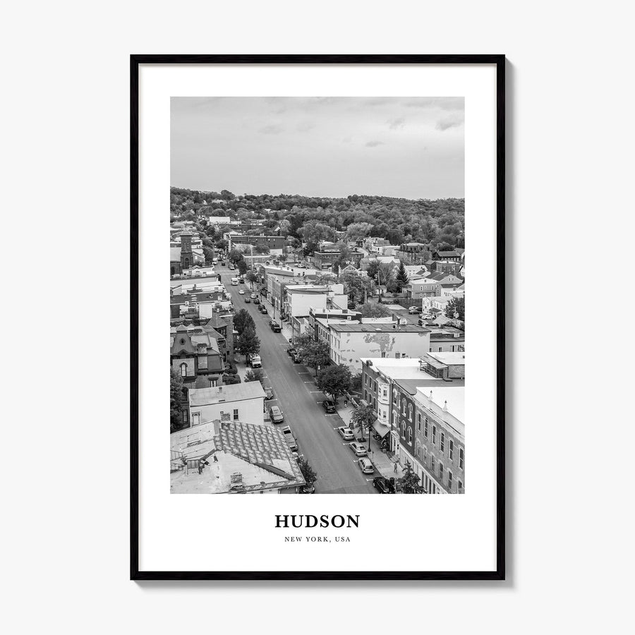 Hudson Classic Poster, framed poster mockup