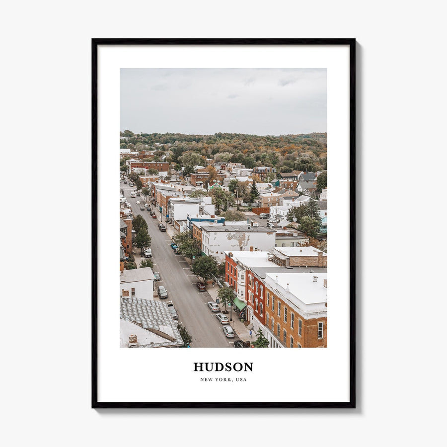 Hudson Classic Poster, framed poster mockup