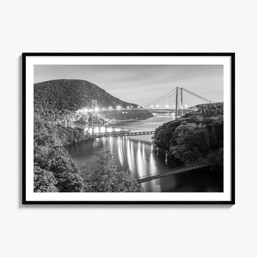 Hudson Valley Photo Poster, framed poster mockup, white border