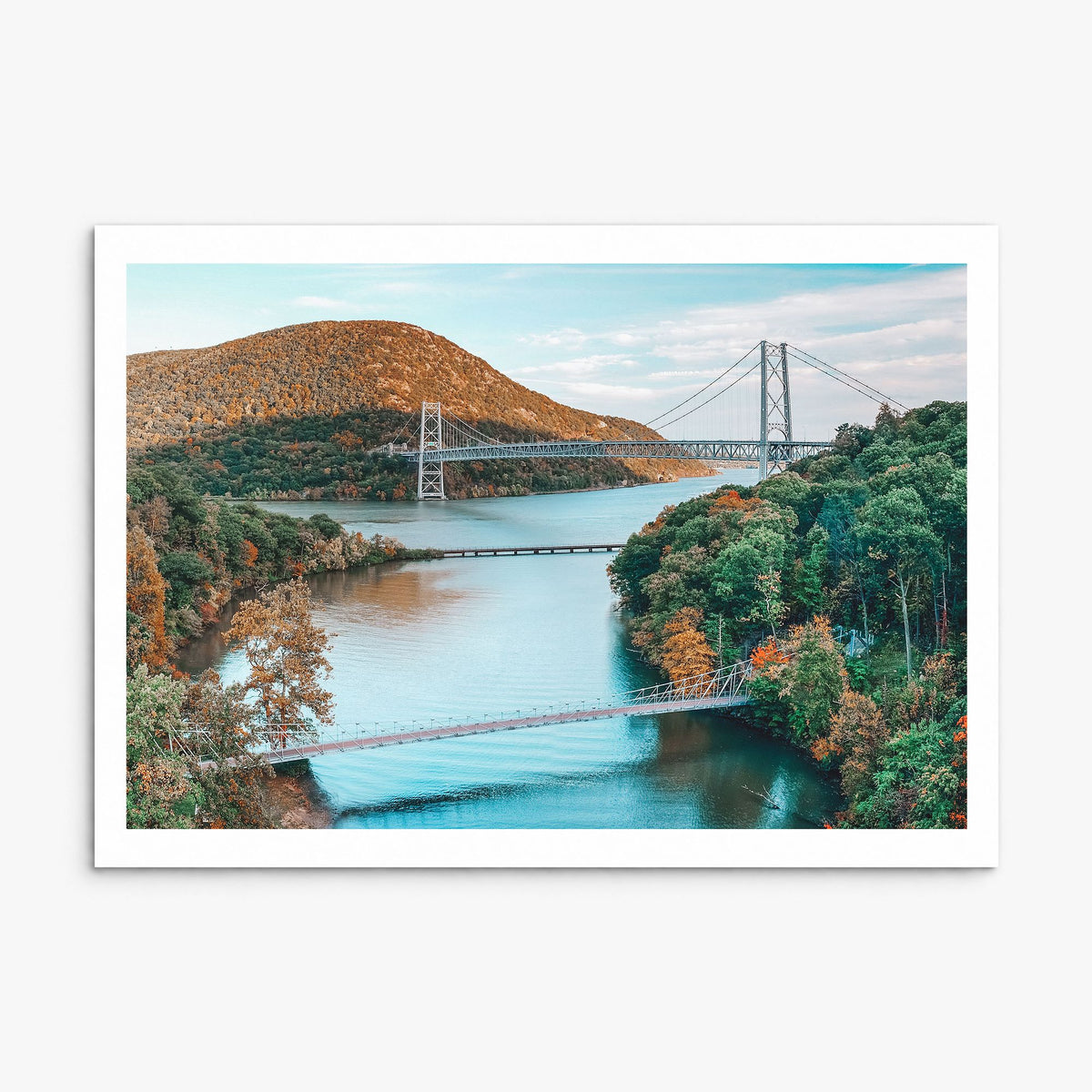Hudson Valley Photo Poster, print only (unframed), white border