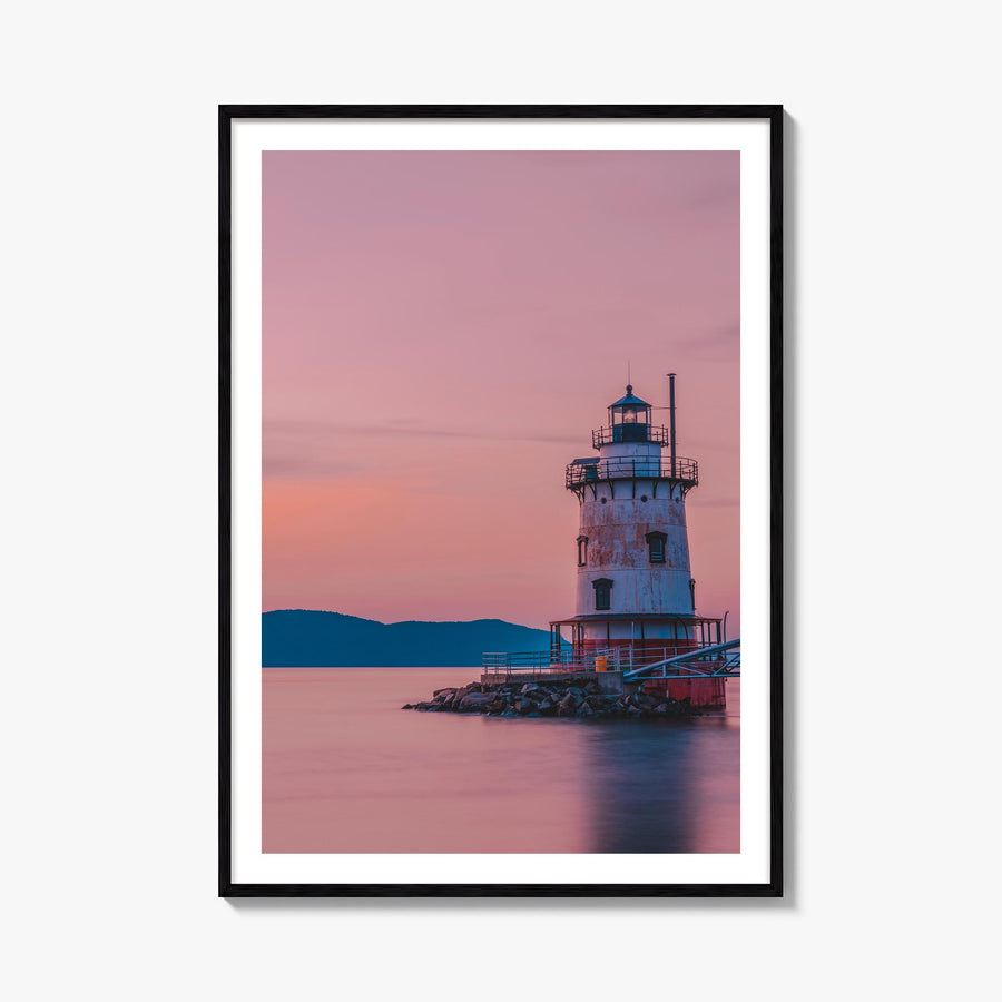 Hudson Valley no. 2 colorful photo poster of New York, USA – vertical wall art, unframed print shown in interior mockup