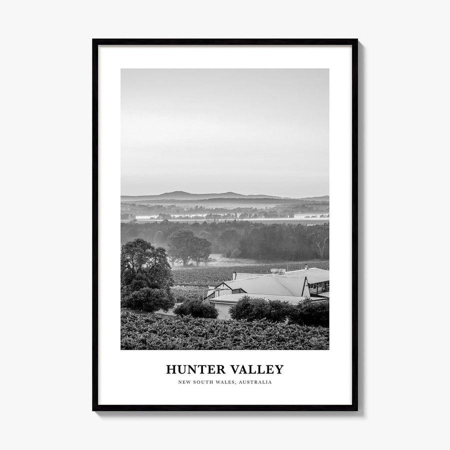 Hunter Valley Classic Poster, framed poster mockup