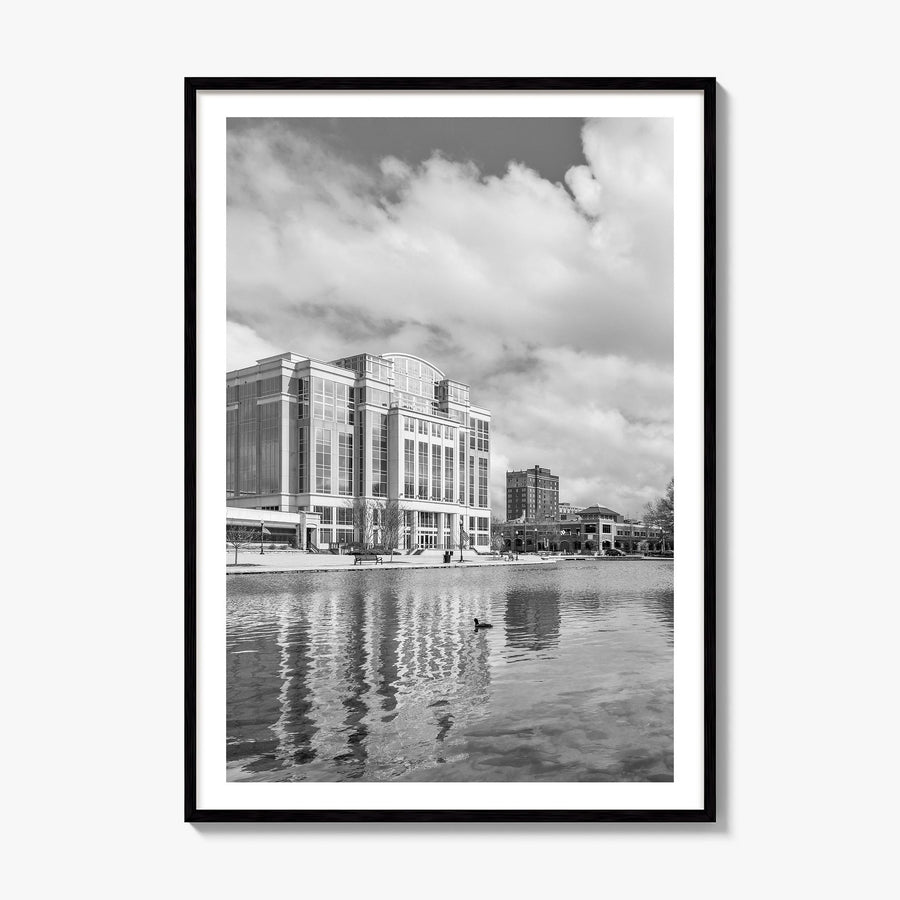 Huntsville Photo Poster, framed poster mockup, white border