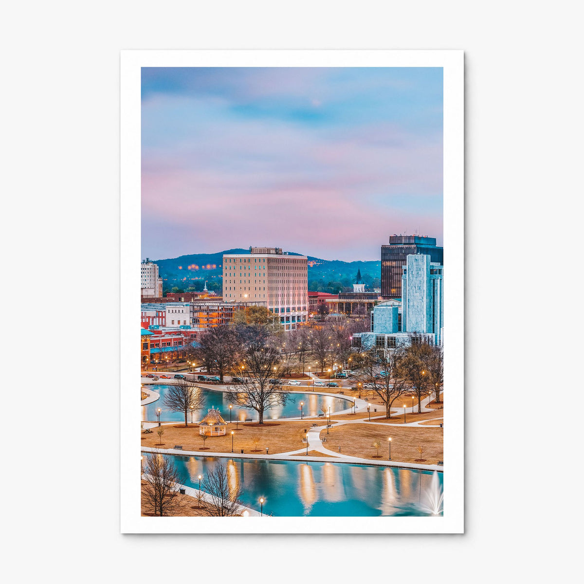 Huntsville Photo Poster, print only (unframed), white border