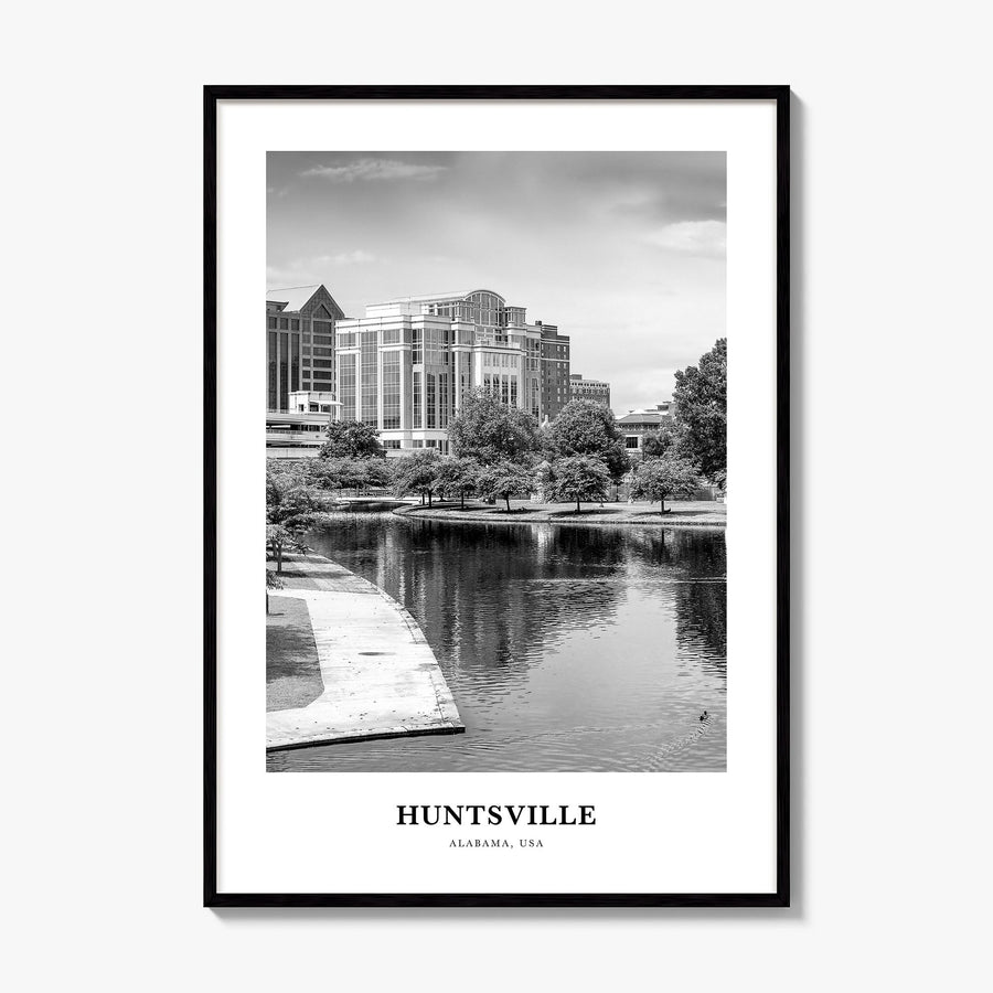 Huntsville Classic Poster, framed poster mockup