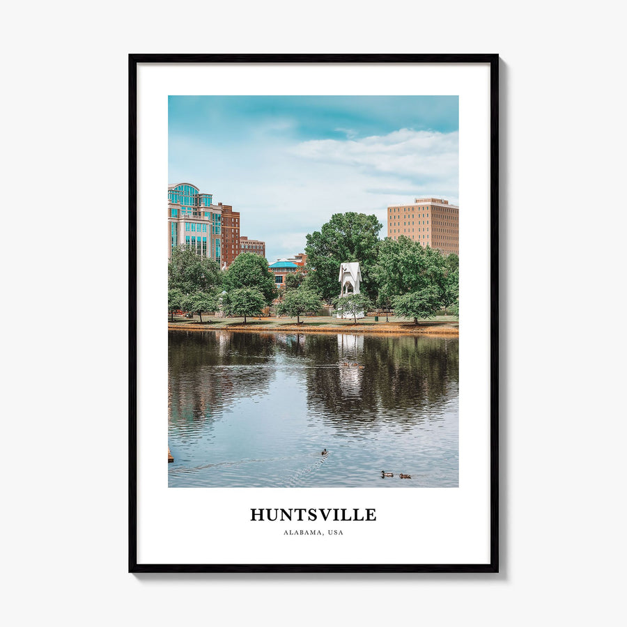 Huntsville Classic Poster, framed poster mockup
