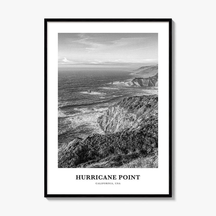 Hurricane Point Classic Poster, framed poster mockup