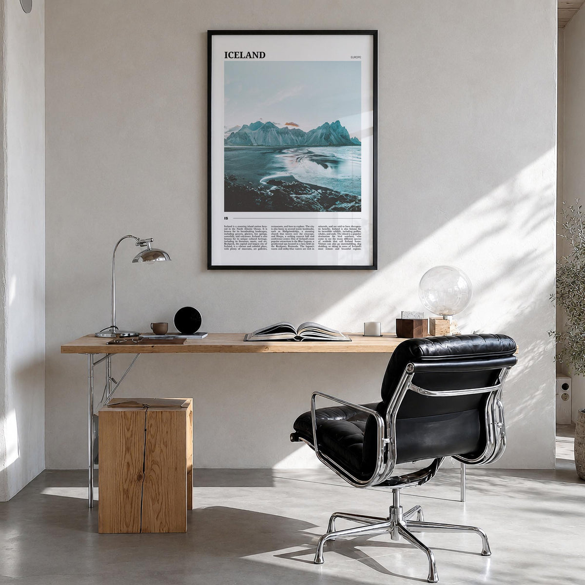 Iceland Travel Poster