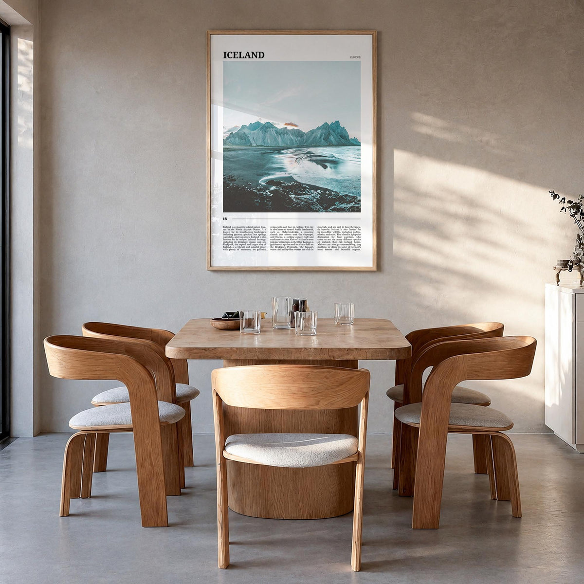 Iceland Travel Poster