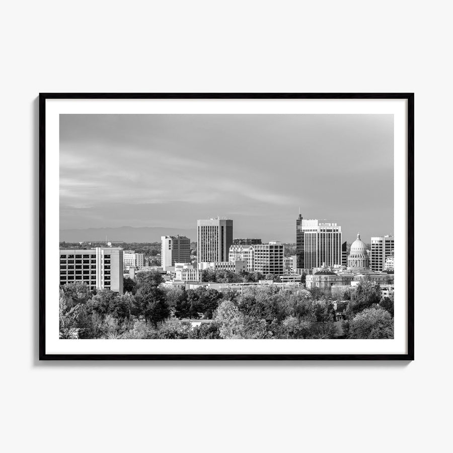 Idaho Photo Poster, framed poster mockup, white border
