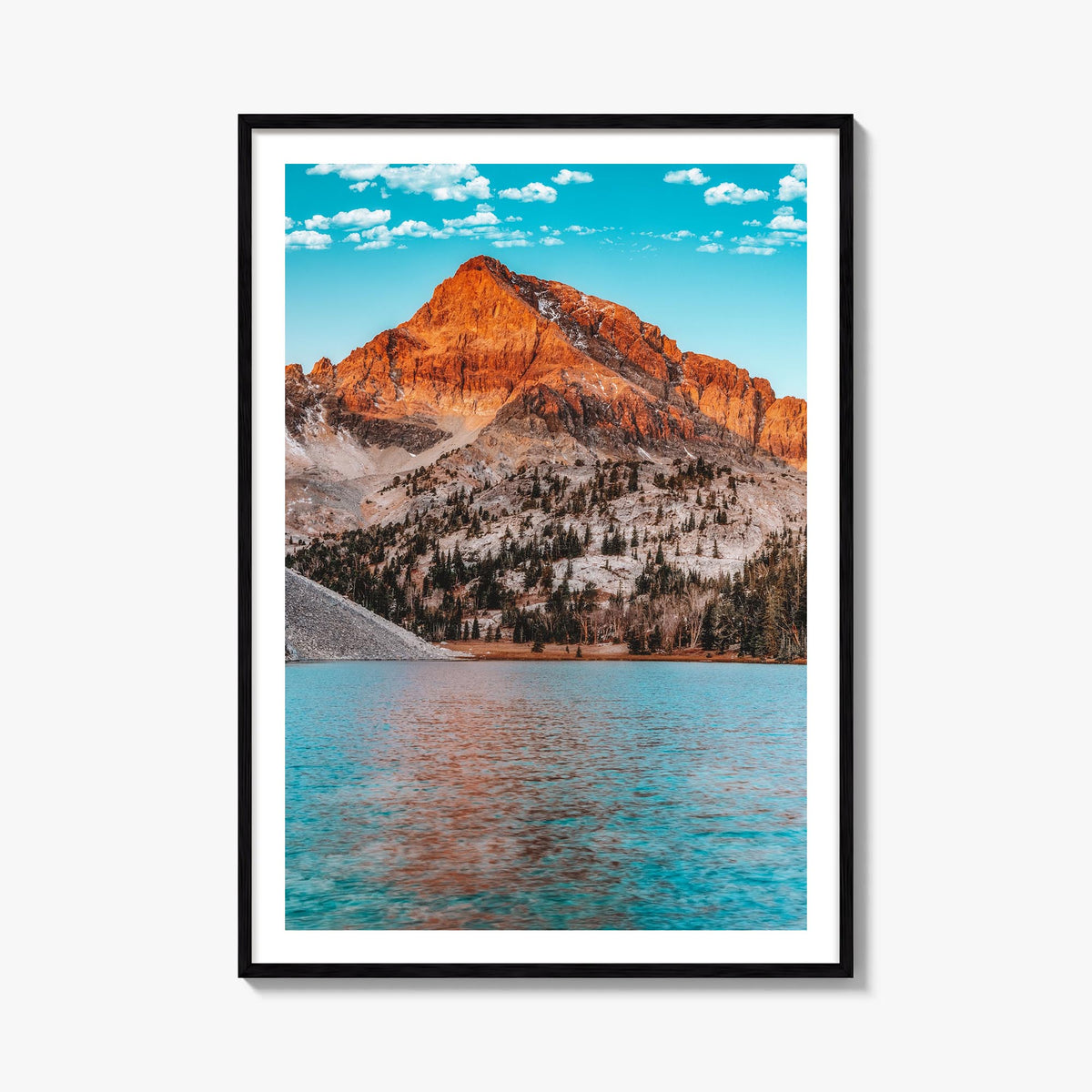 Idaho no. 1 colorful photo poster of United States – vertical wall art, unframed print shown in interior mockup