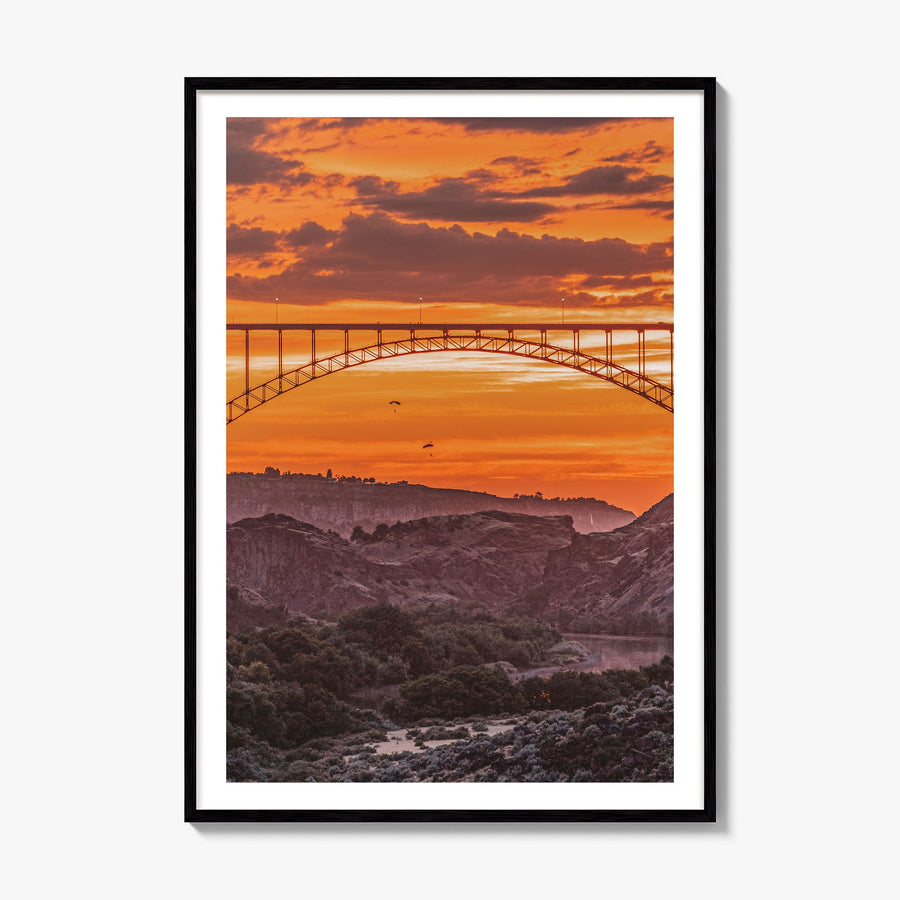 Idaho Photo No 2 Poster, framed poster mockup, white border