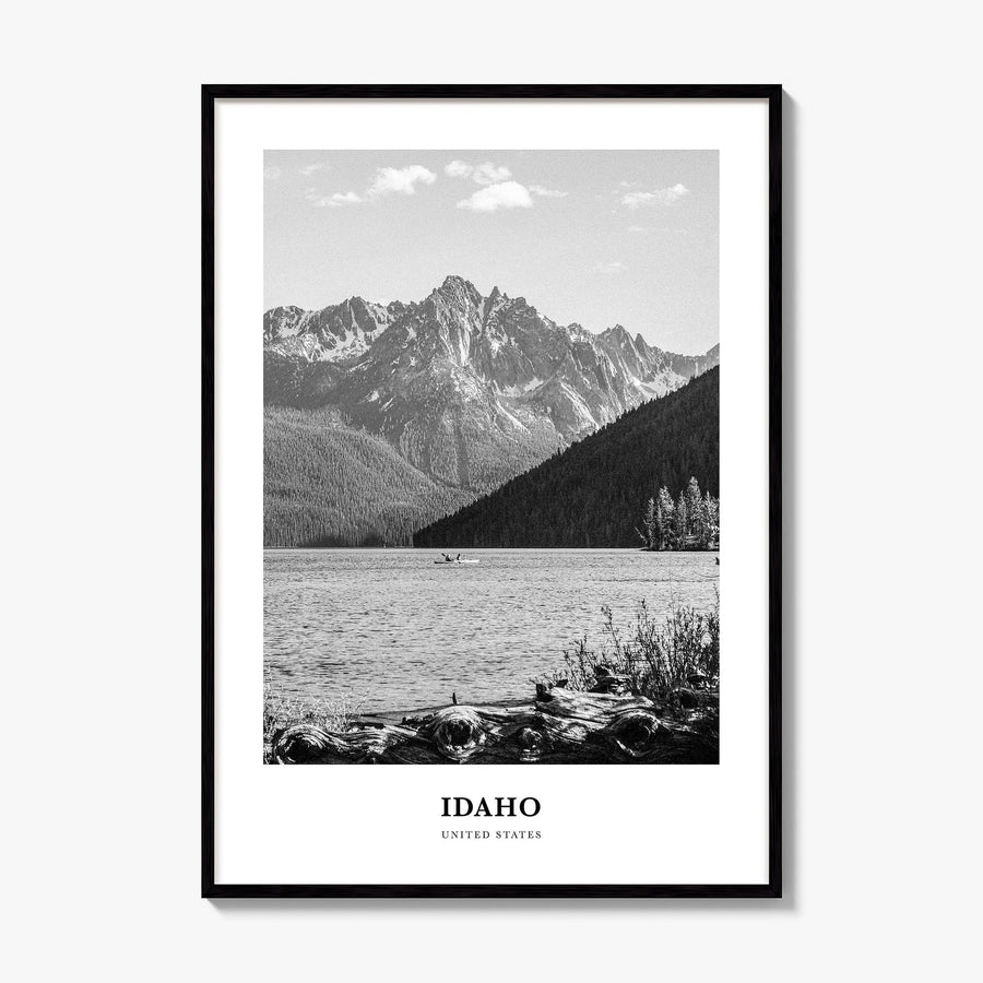 Idaho Classic No 1 Poster, framed poster mockup