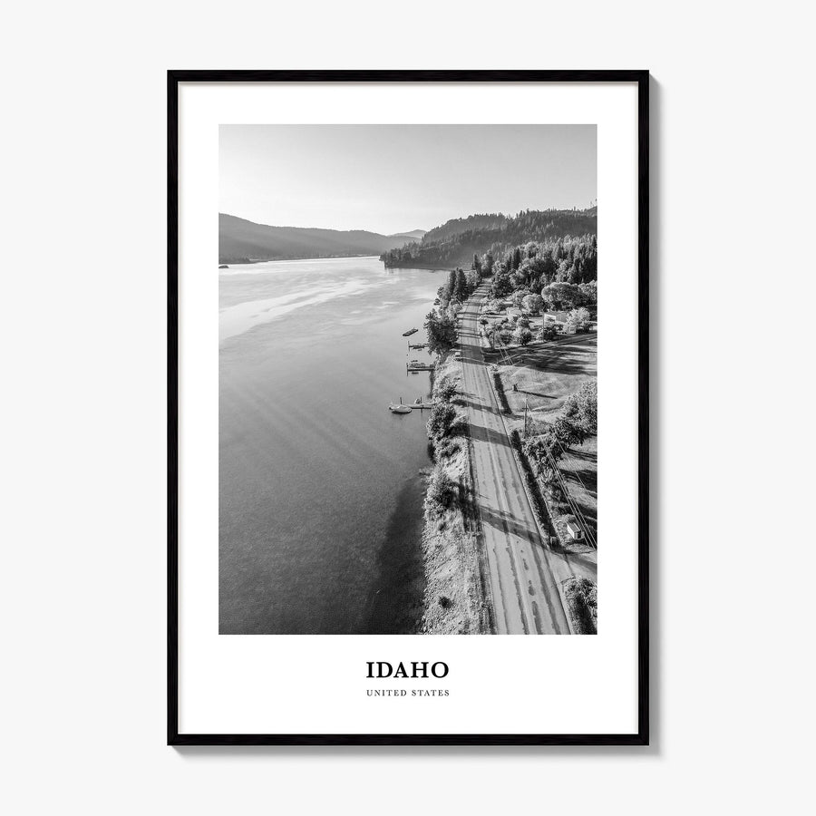 Idaho Classic No 2 Poster, framed poster mockup