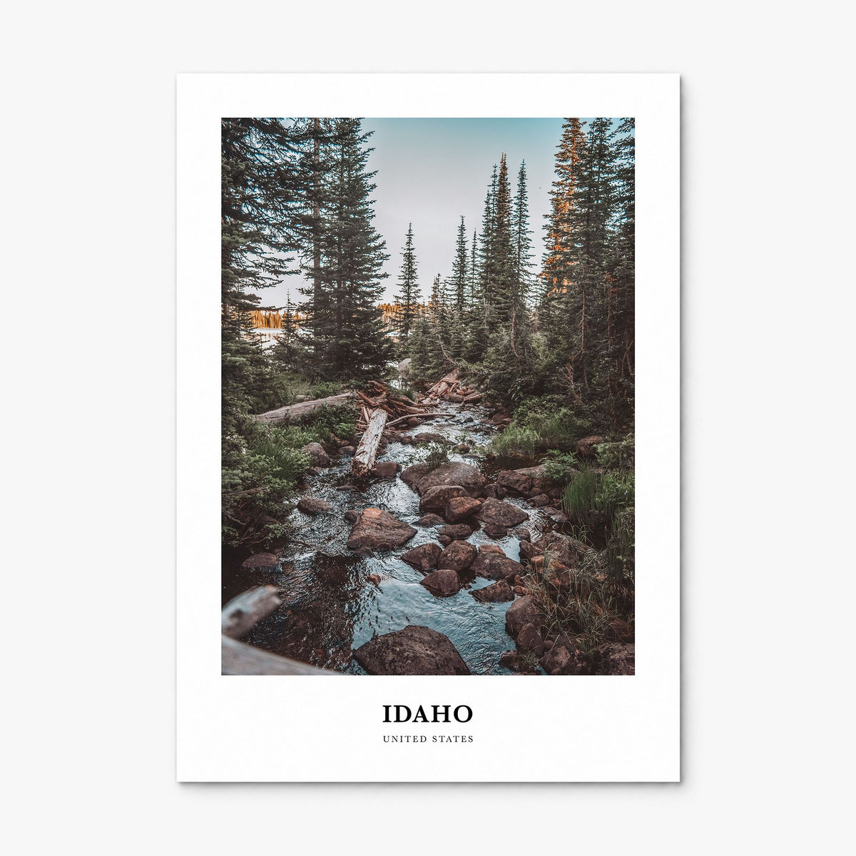 Idaho Classic No 1 Poster, print only (unframed)