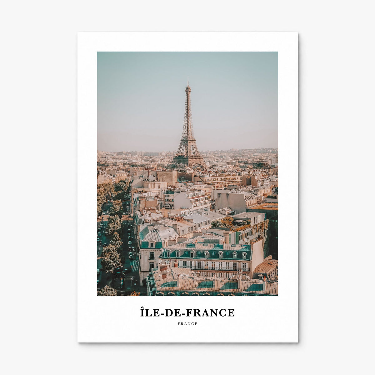 Île-de-France Classic Poster, print only (unframed)