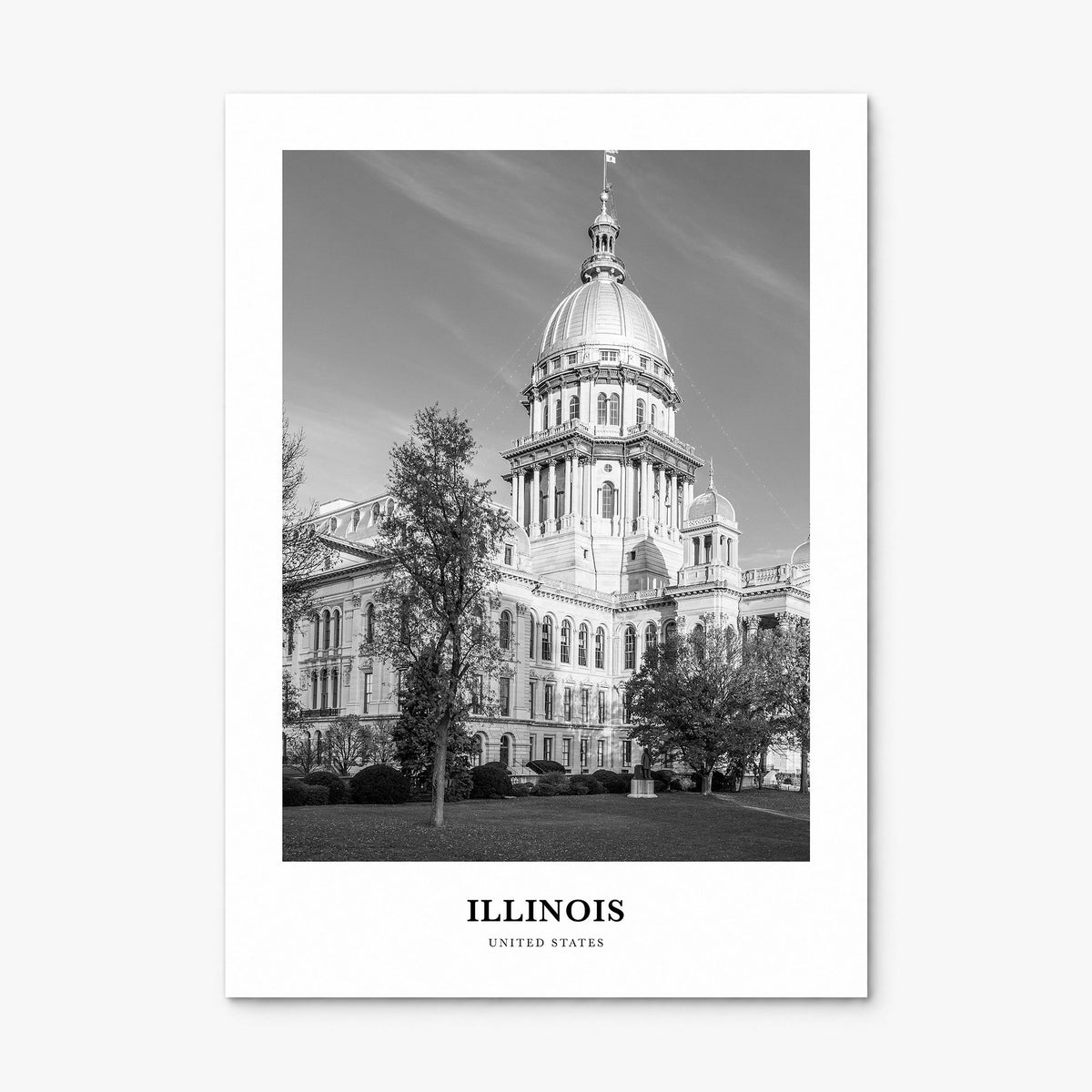 Illinois Classic No 1 Poster, print only (unframed)