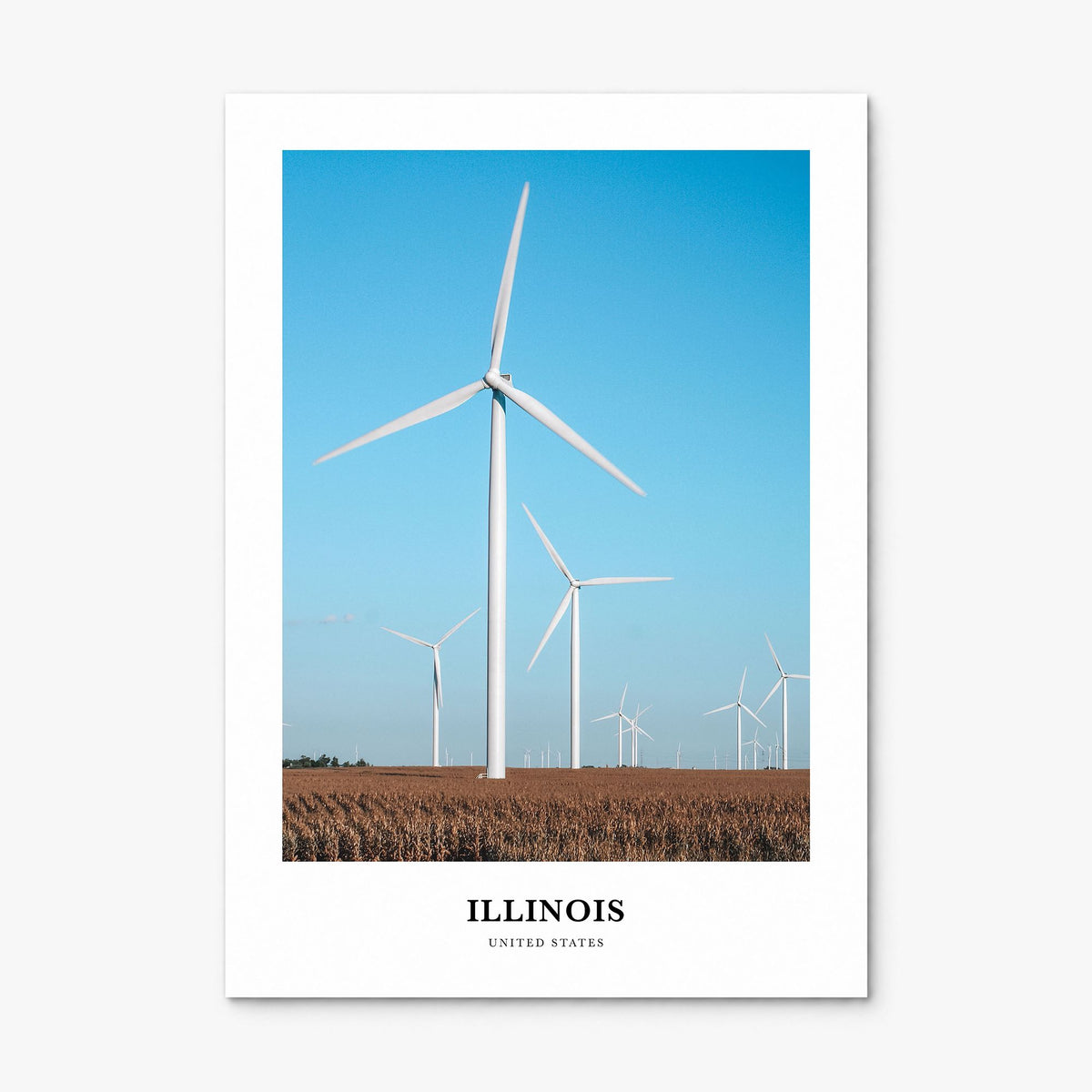 Illinois Classic No 1 Poster, print only (unframed)