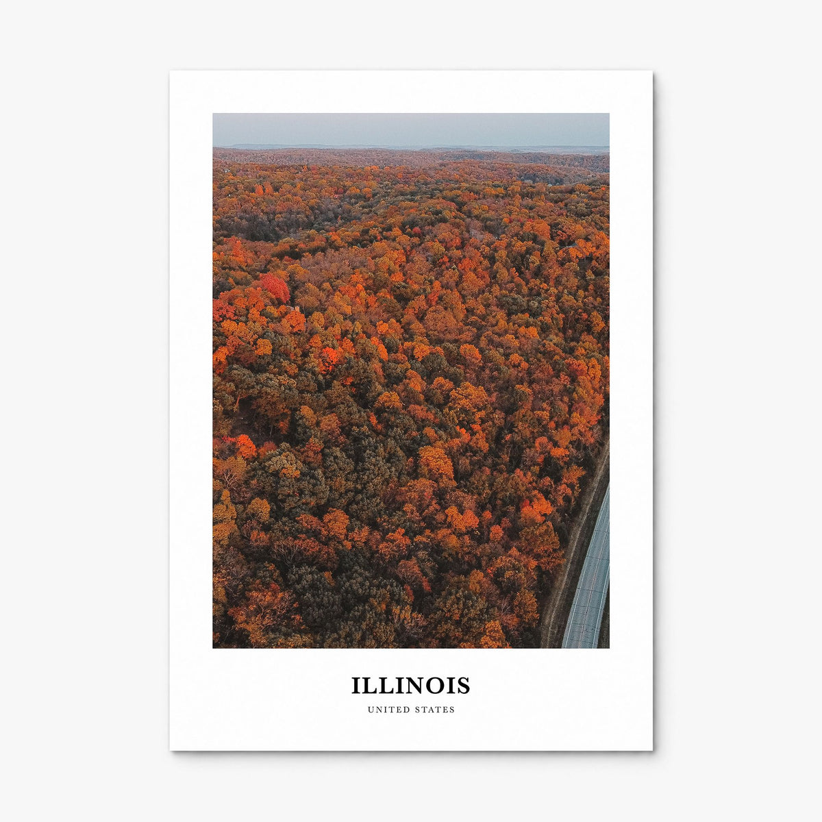 Illinois Classic No 3 Poster, print only (unframed)