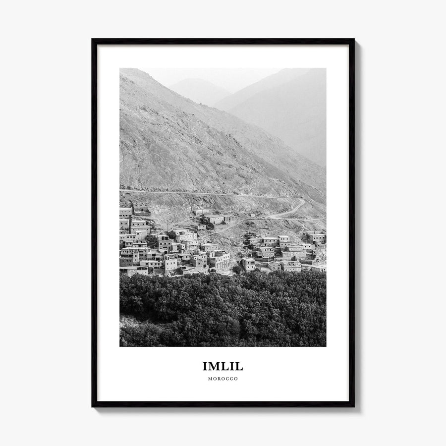 Imlil Classic Poster, framed poster mockup