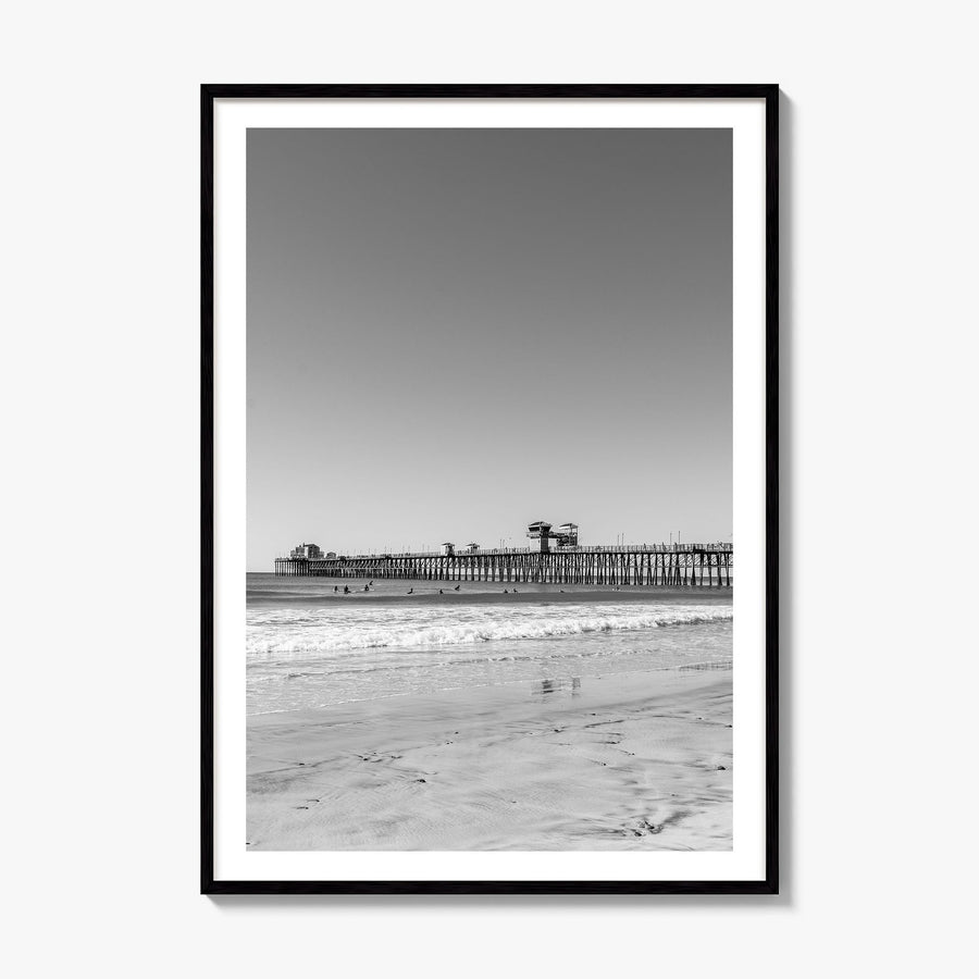 Imperial Beach Photo Poster, framed poster mockup, white border