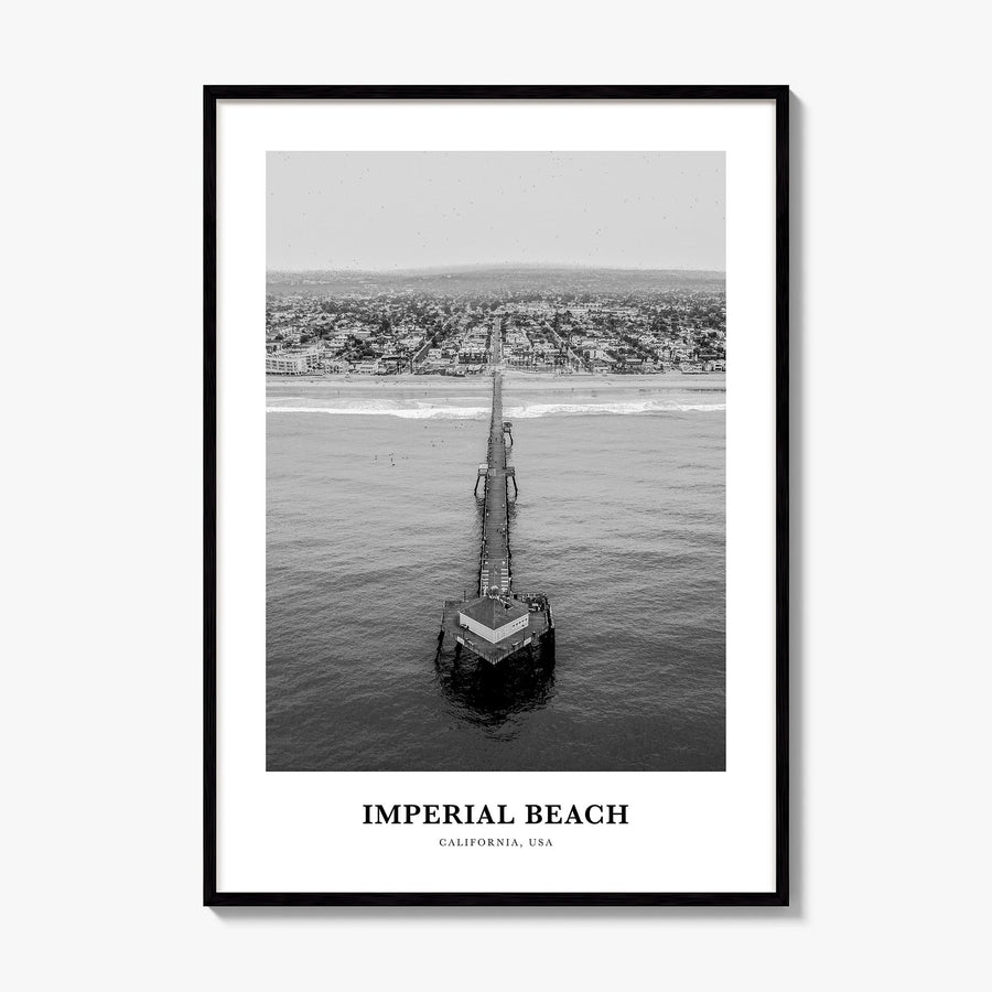 Imperial Beach Classic Poster, framed poster mockup