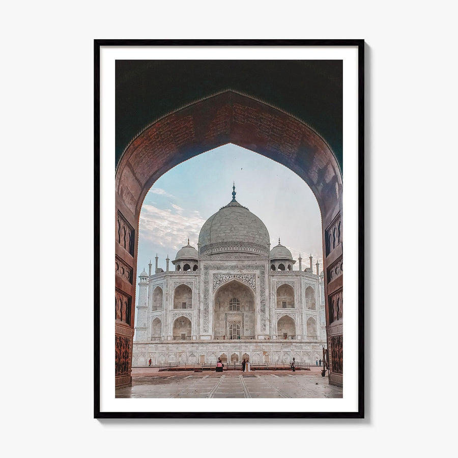 India Photo No 2 Poster, framed poster mockup, white border