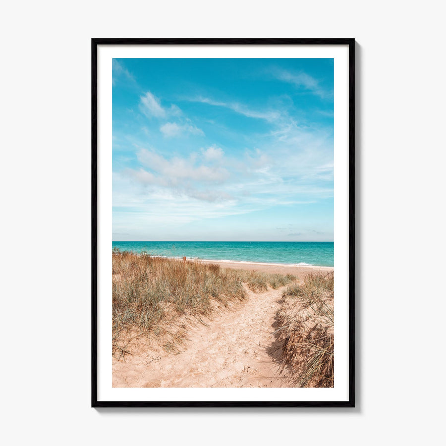 Indiana Photo Poster, framed poster mockup, white border