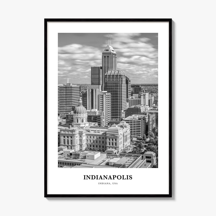 Indianapolis Classic No 1 Poster, framed poster mockup